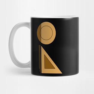 I Font Abstract Mug